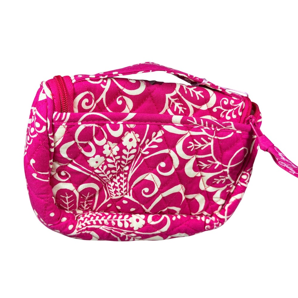 NEW Mini Vera Bradley retired Twirly Bird Pink pattern Hanging Organizer Bag - Picture 6 of 7